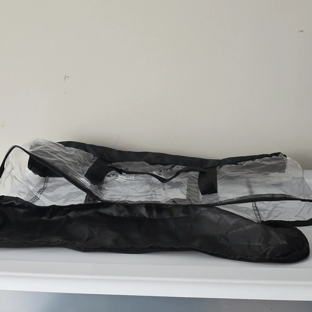 Clear Baseball Cap Storage Travel Bag Hat Organizer Holds Multiple Caps